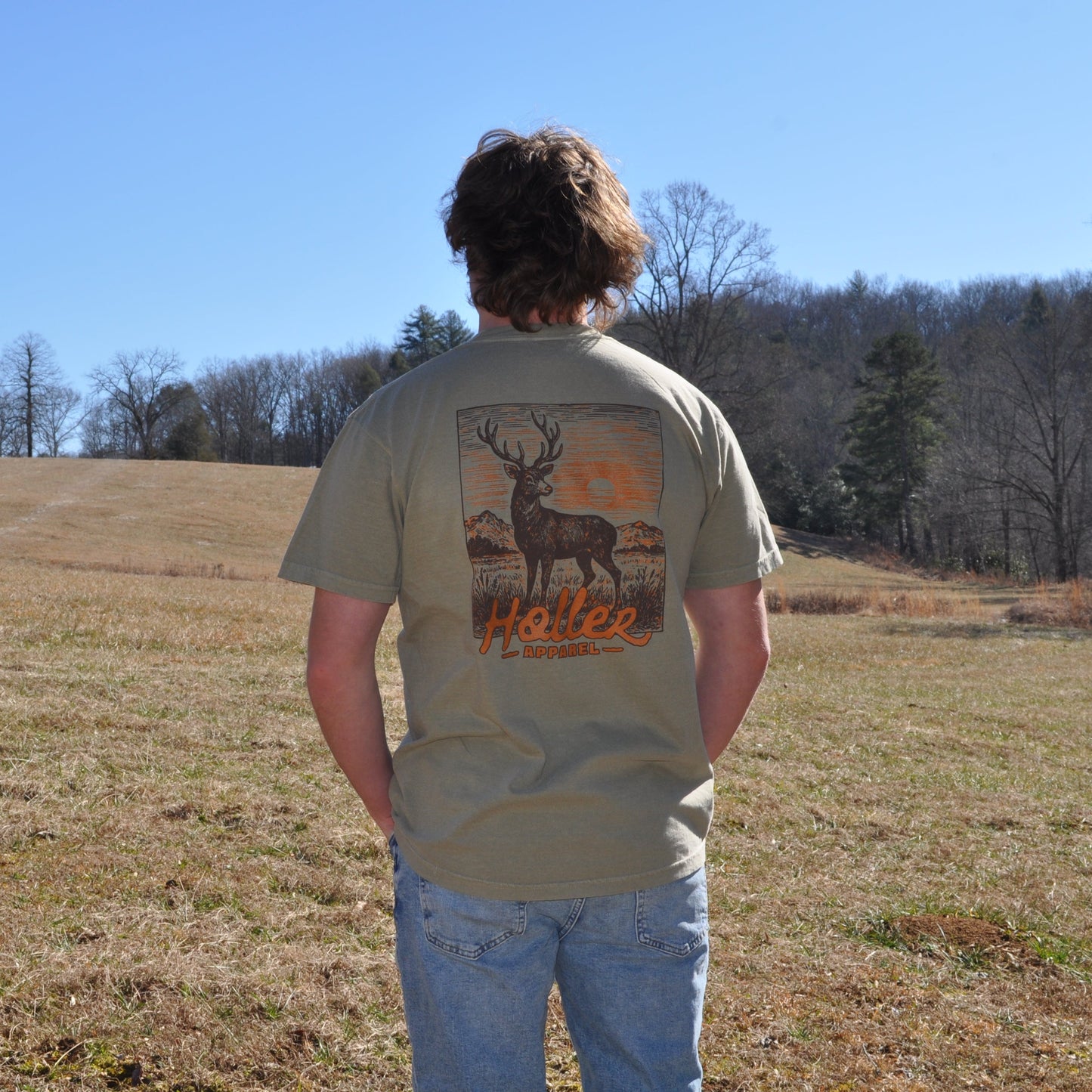 Classic Buck Short Sleeve Pocket Tee