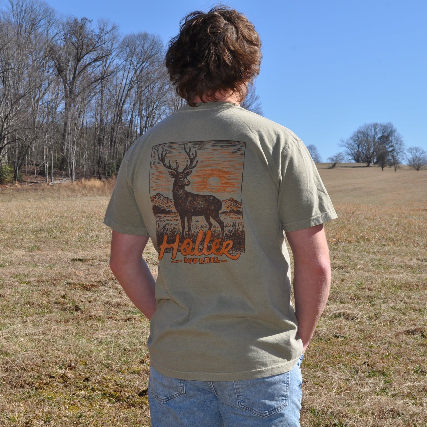 Classic Buck Short Sleeve Pocket Tee