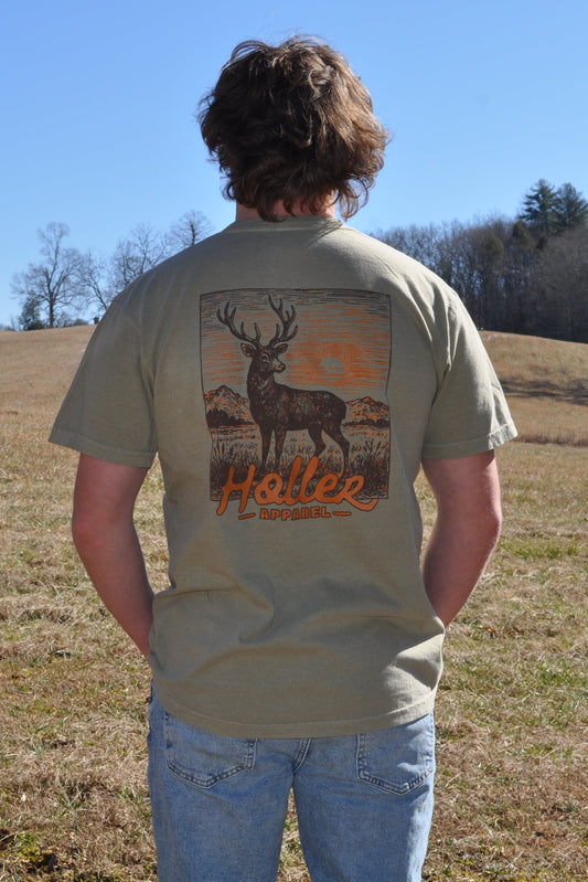 Classic Buck Short Sleeve Pocket Tee