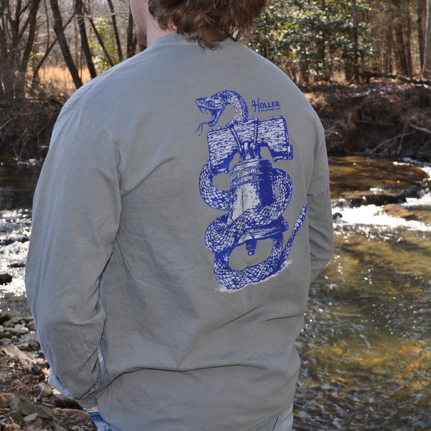 Freedom Bell Long Sleeve Pocket Tee