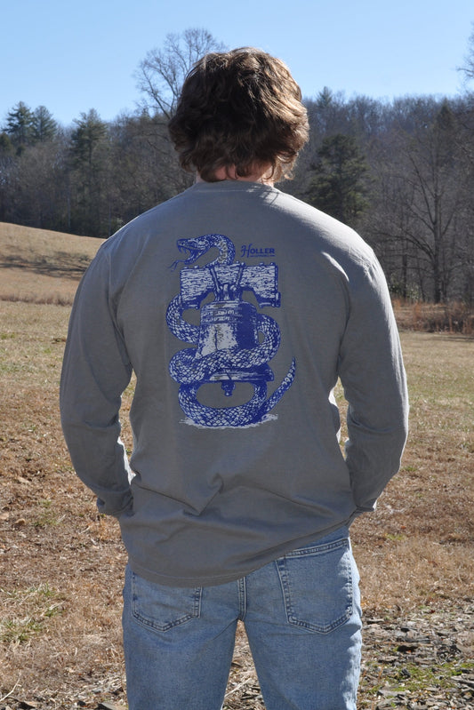 Freedom Bell Long Sleeve Pocket Tee