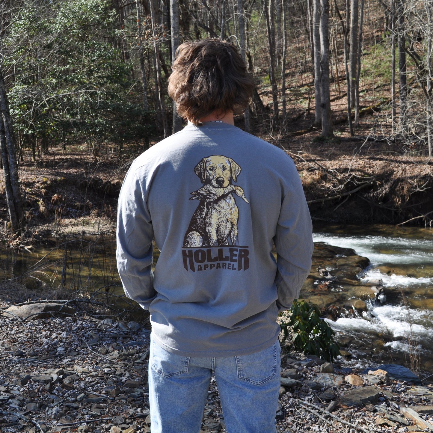 The Retriever Long Sleeve Pocket Tee
