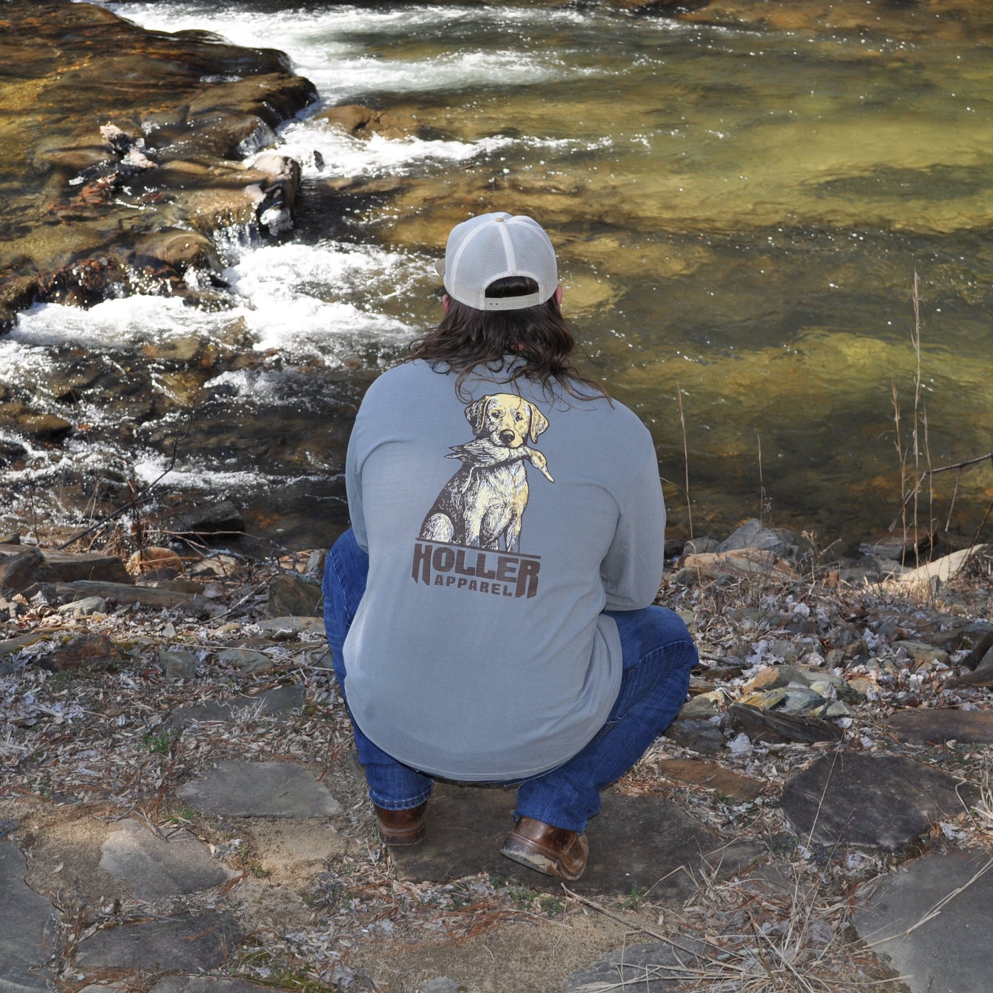 The Retriever Long Sleeve Pocket Tee