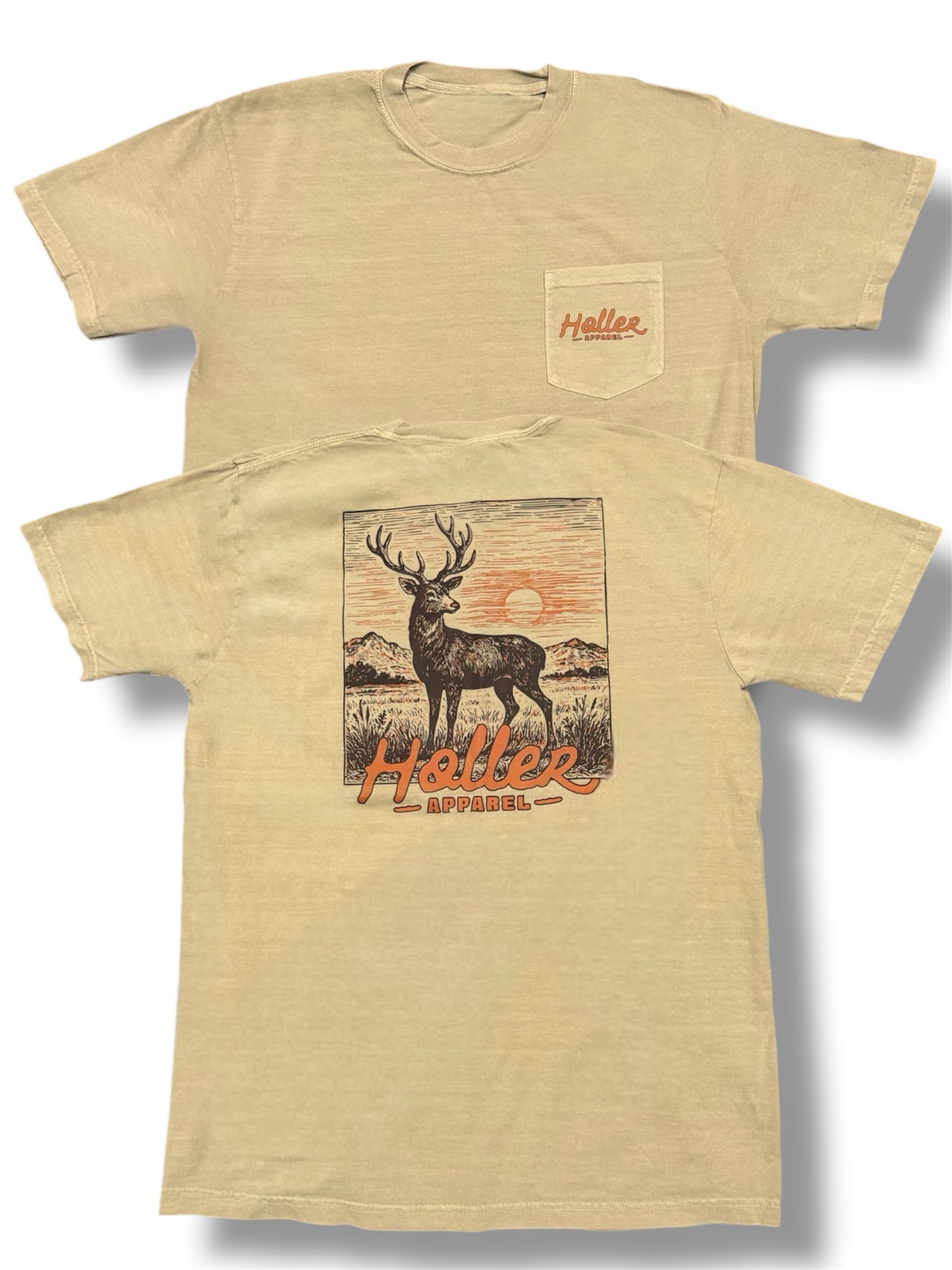 Classic Buck Short Sleeve Pocket Tee